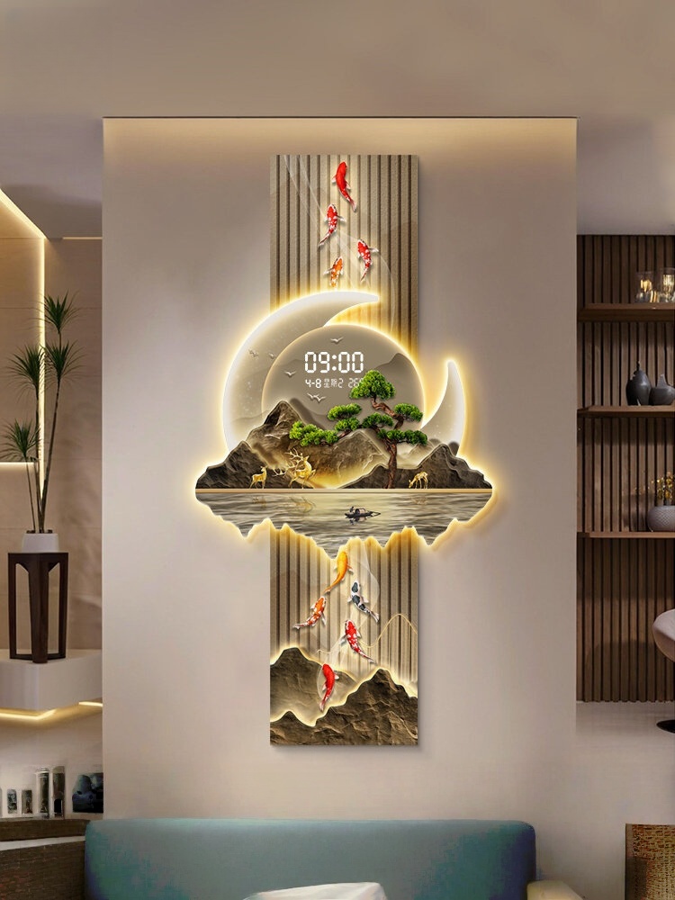 Luxury Watch Wall Clock - Design Luxe wandklokken Woonkamer Led-wandhorloge Stil