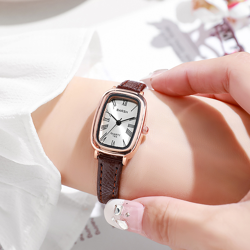Luxury Watch Leather Strap - Mode Quartz Horloge Vrouwen Vintage Luxe