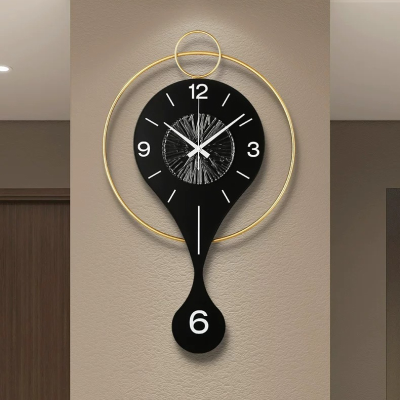Luxury Watch Wall Clock - Luxe ronde hangende wandklok Creatief design