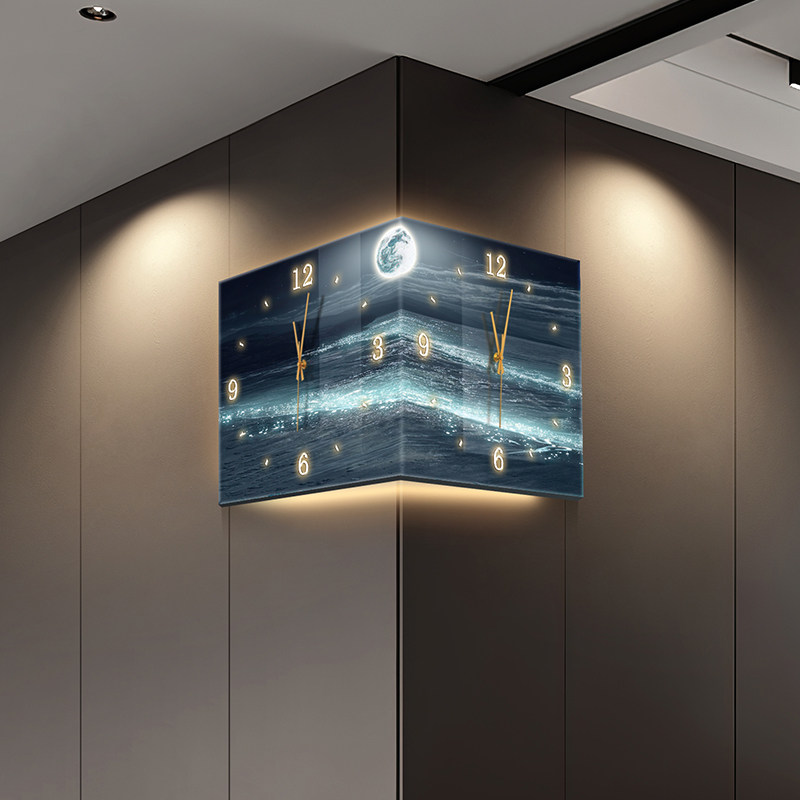 Luxury Watch Wall Clock - Led digitale wandklokken Luxe restaurant woonkamer