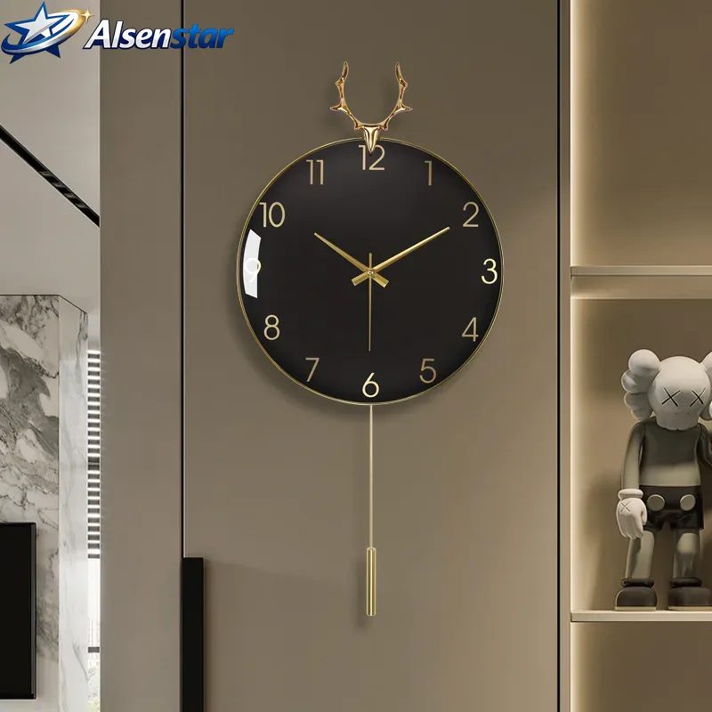 Noordse luxe wandklok voor thu - Luxury Watch Wall Clock recensie en prijs