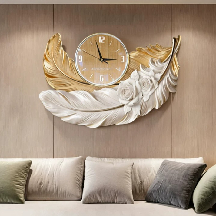 High-end Feather Design Wandkl - Luxury Watch Wall Clock recensie en prijs