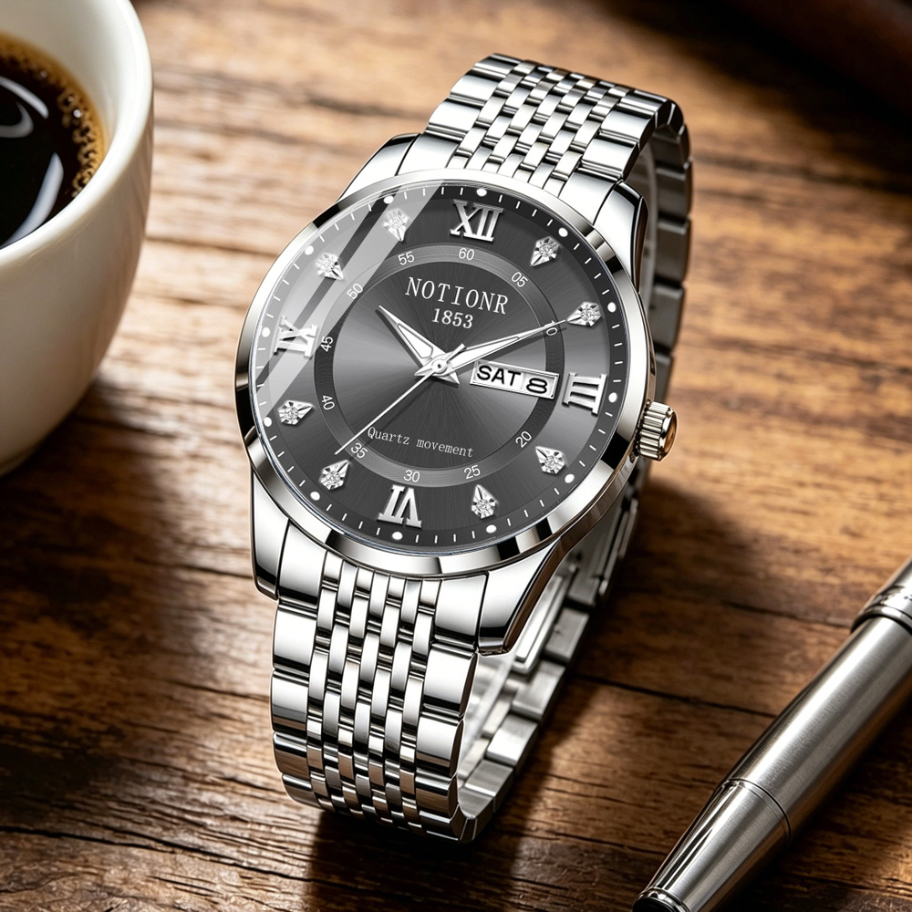 Multifunctioneel herenhorloge  - Luxury Watch And Bracelet recensie en prijs