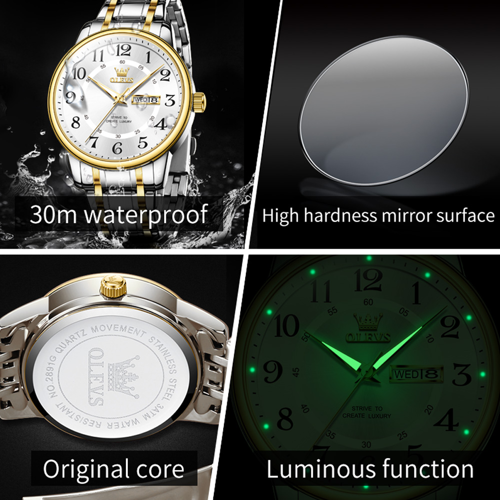 OLEVS Casual mode herenhorloge - Luxury Watch And Bracelet recensie en prijs