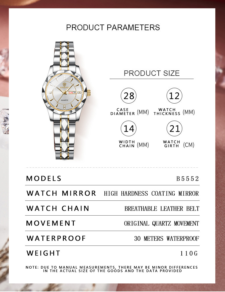 BINBOND 5552 Japans quartz uur - Luxury Watch Japanese recensie en prijs