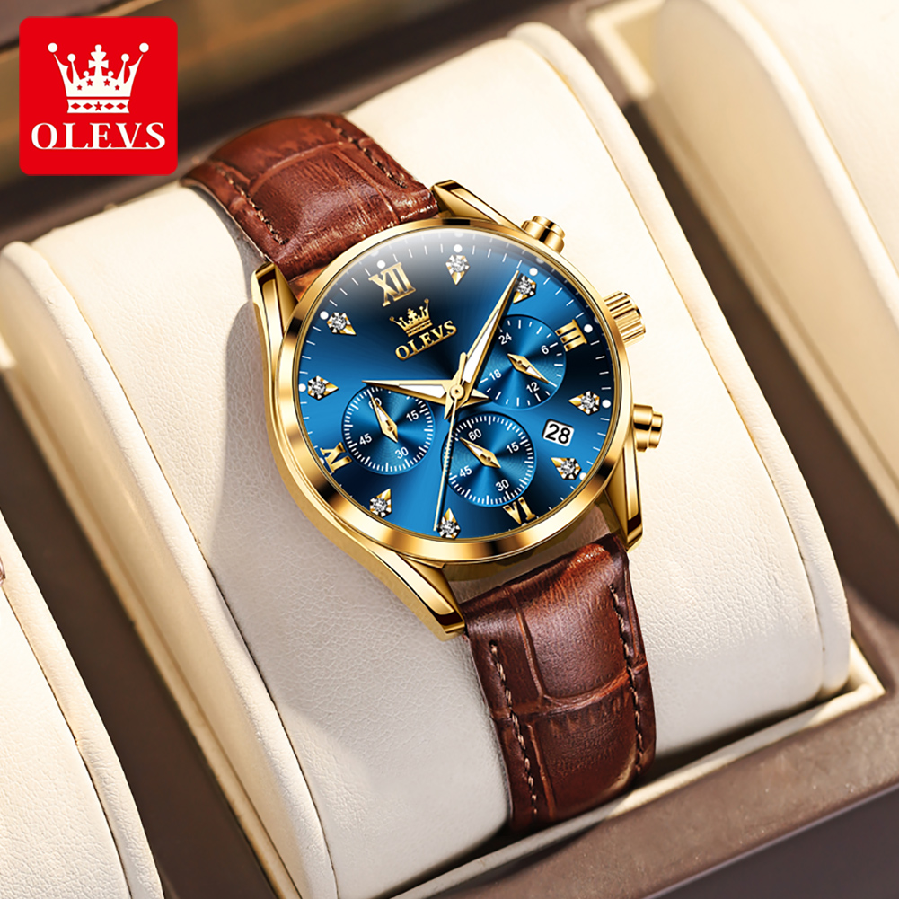 OLEVS 5523 Originele Merk dame - Luxury Watch Leather Strap recensie en prijs
