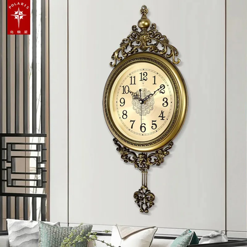 Grote luxe gouden wandklok woo - Luxury Watch Wall Clock recensie en prijs
