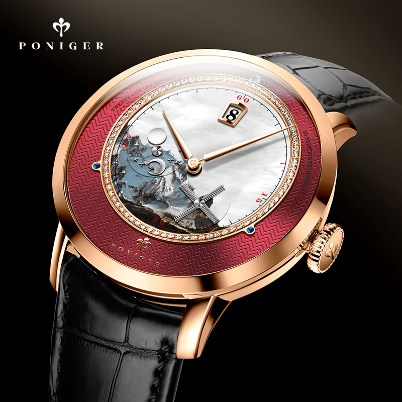 PONIGER Mannen Automatisch Hor - Luxury Watch Second Hand recensie en prijs