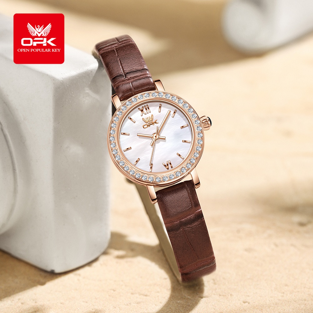 OPK 6063 Licht luxe horloge Da - Luxury Watch Leather Strap recensie en prijs