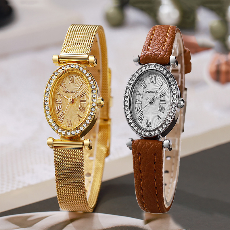 Luxe Dameshorloge Mode Ovaal D - Luxury Watch Leather Strap recensie en prijs