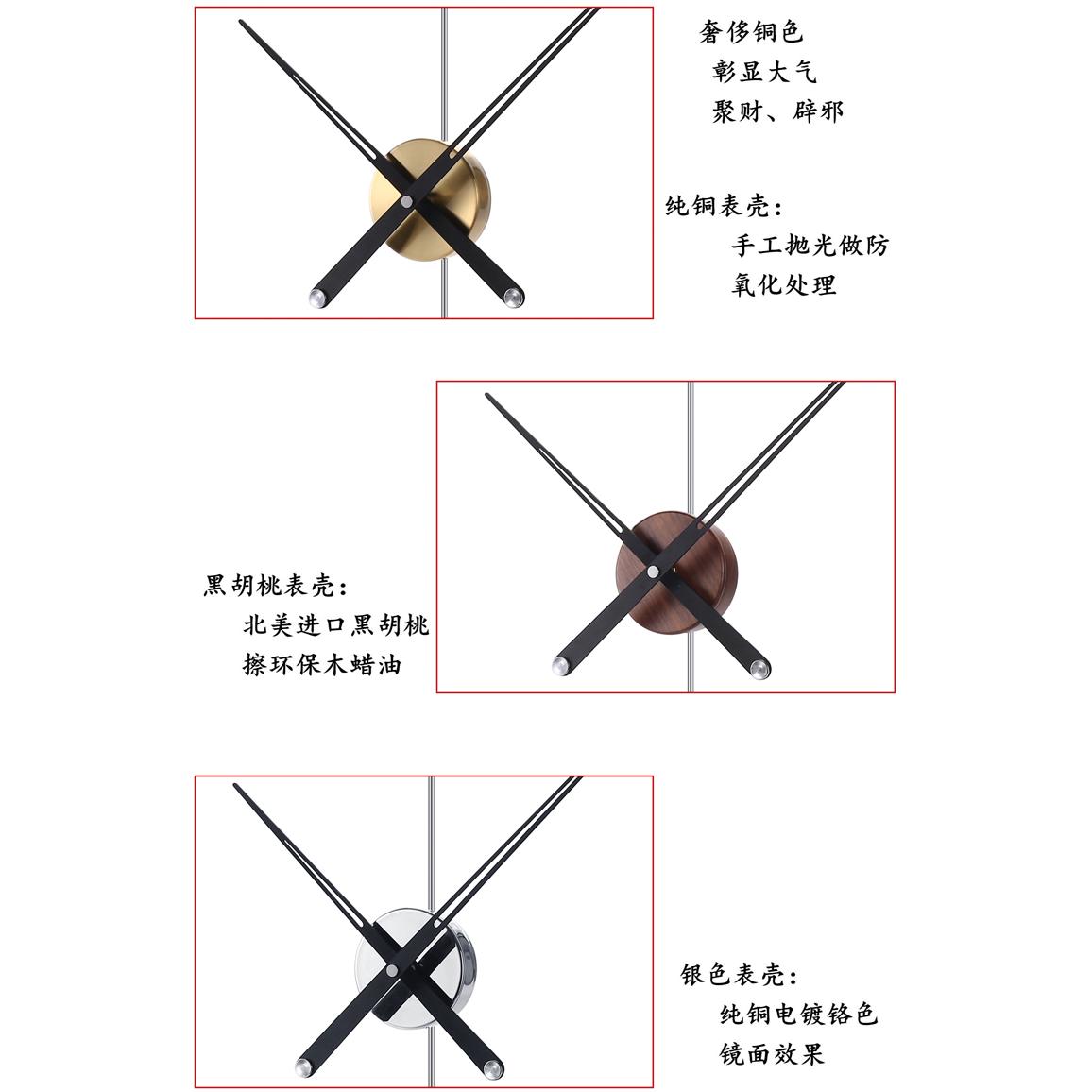 Spaanse minimalistische walnoo - Luxury Watch Wall Clock recensie en prijs